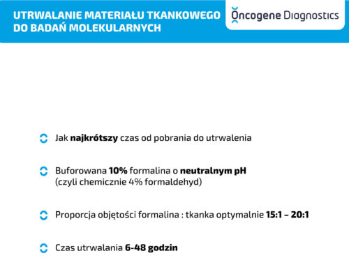 Utrwalanie materiału tkankowego do badań molekularnych